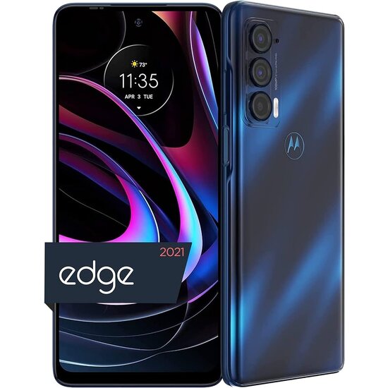 Used Motorola Moto Edge 2021 256GB Blue Black