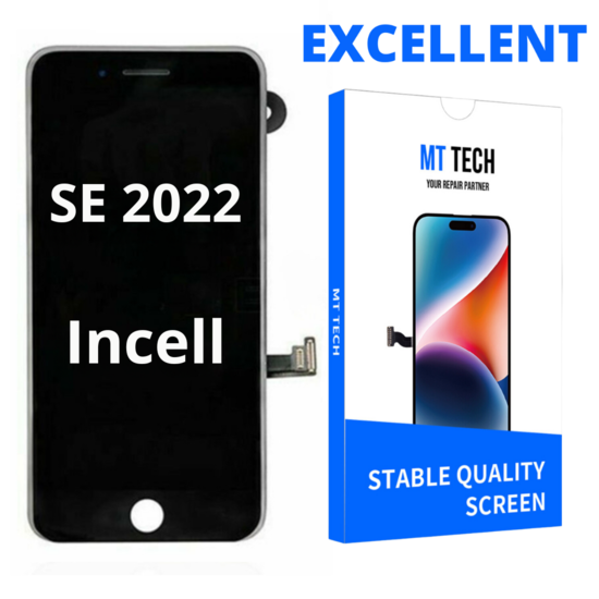 LCD  MT Tech Excellent For IPhone SE 2022  incell Black