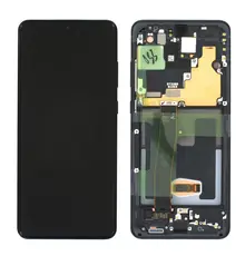 LCD Soft Oled With Frame For Galaxy S20 Ultra Black MT Tech Non Original
