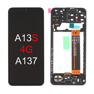 LCD A13S Samsung Galaxy  A137  A13S 4G (M33/A13S)  GH82-29227A Black Service Pack A137  A13 4G (M33/A13S)