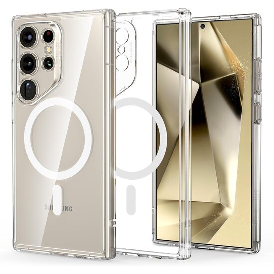 GREEN ON Magsafe Silicone Case For Galaxy S24 Plus