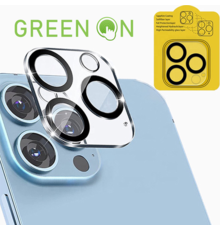 GREEN ON Camera Lens Shield 9H Protection For IPhone 16 Pro / 16 Pro Max Clear