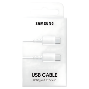 Samsung USB-C naar USB-C Kabel 1 meter EP-DA705 Wit  Service Pack