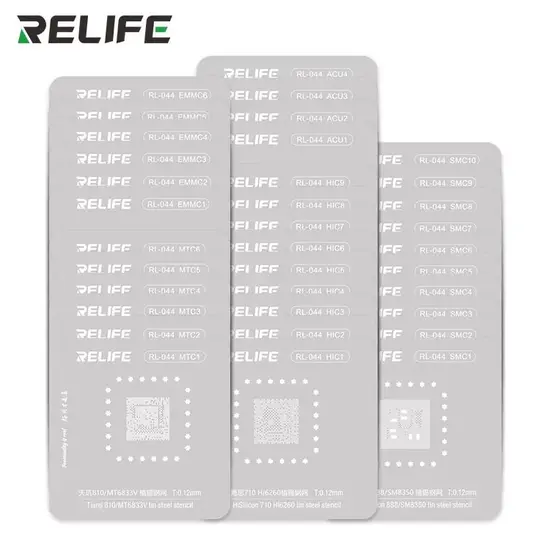 RELIFE RL-044 Android series chip planting tin steel stencil set 58 PCS SET