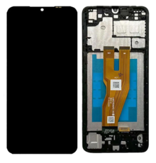 LCD Incell For Galaxy A05 Black With Frame Not Original White Box  A05