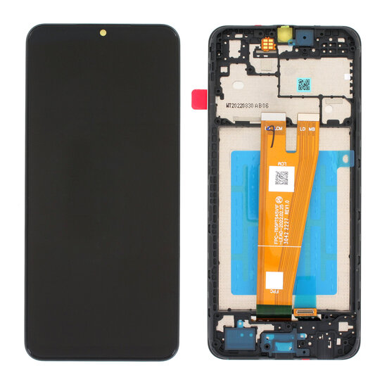 LCD Incell For Galaxy A04 Black With Frame Not Original White Box
