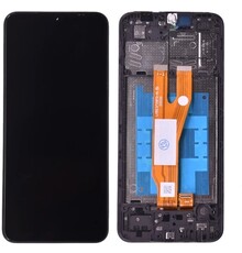 LCD Incell For Galaxy A03 Core Black With Frame Not Original White Box