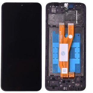 LCD Incell For Galaxy A03 Core Black With Frame Not Original White Box
