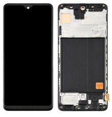 LCD Oled For Galaxy A51 Black With Frame Not Original White Box