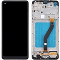 LCD Incell For Galaxy A21 Black With Frame Not Original White Box