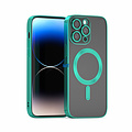 GREEN ON Camera Shield Magsafe Silicone Case For IPhone 16 Pro