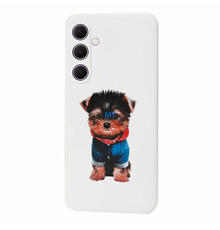 GREEN ON TPU Print Yorkshare Puppy Galaxy A35