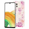 GREEN ON TPU Print Purple Flower For IPhone 16 Pro