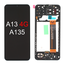 LCD Incell For Galaxy A13 4G A135 Black With Frame Not Original White Box