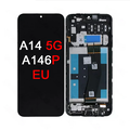 LCD Incell For Galaxy A14 5G 146P Black With Frame Not Original White Box EU