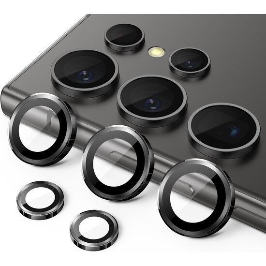 GREEN ON Camera Glass Shield Protection For Galaxy S24 Ultra