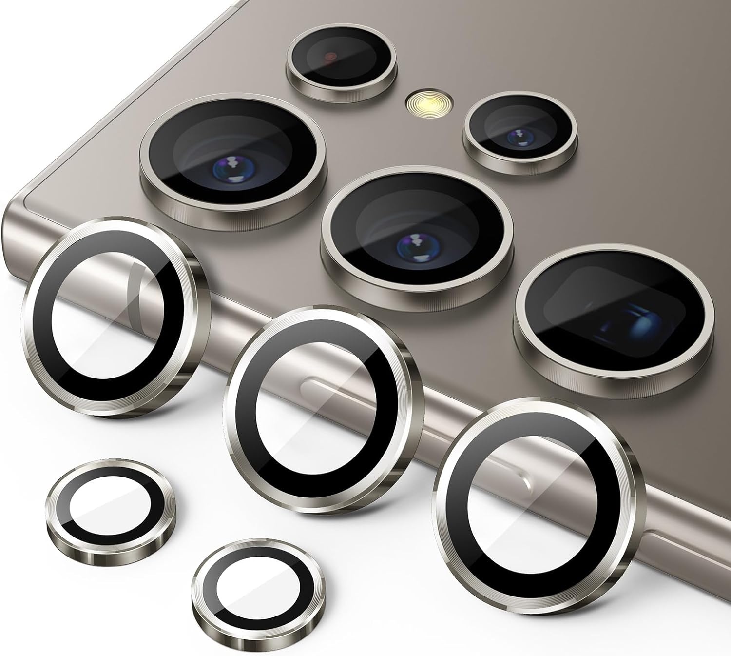 GREEN ON Camera Glass Shield Protection For Galaxy S24 Plus, foto 2 van 4