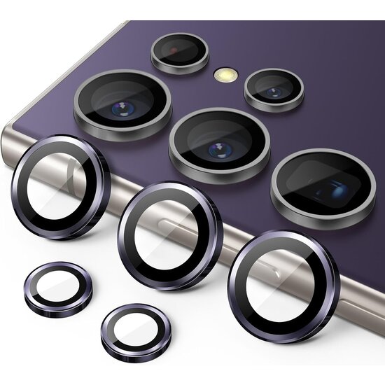 GREEN ON Camera Glass Shield Protection For Galaxy S24 Plus