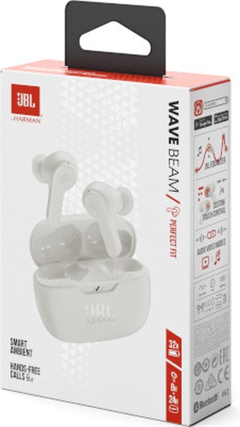 JBL Wave Beam (White), foto 3 van 5