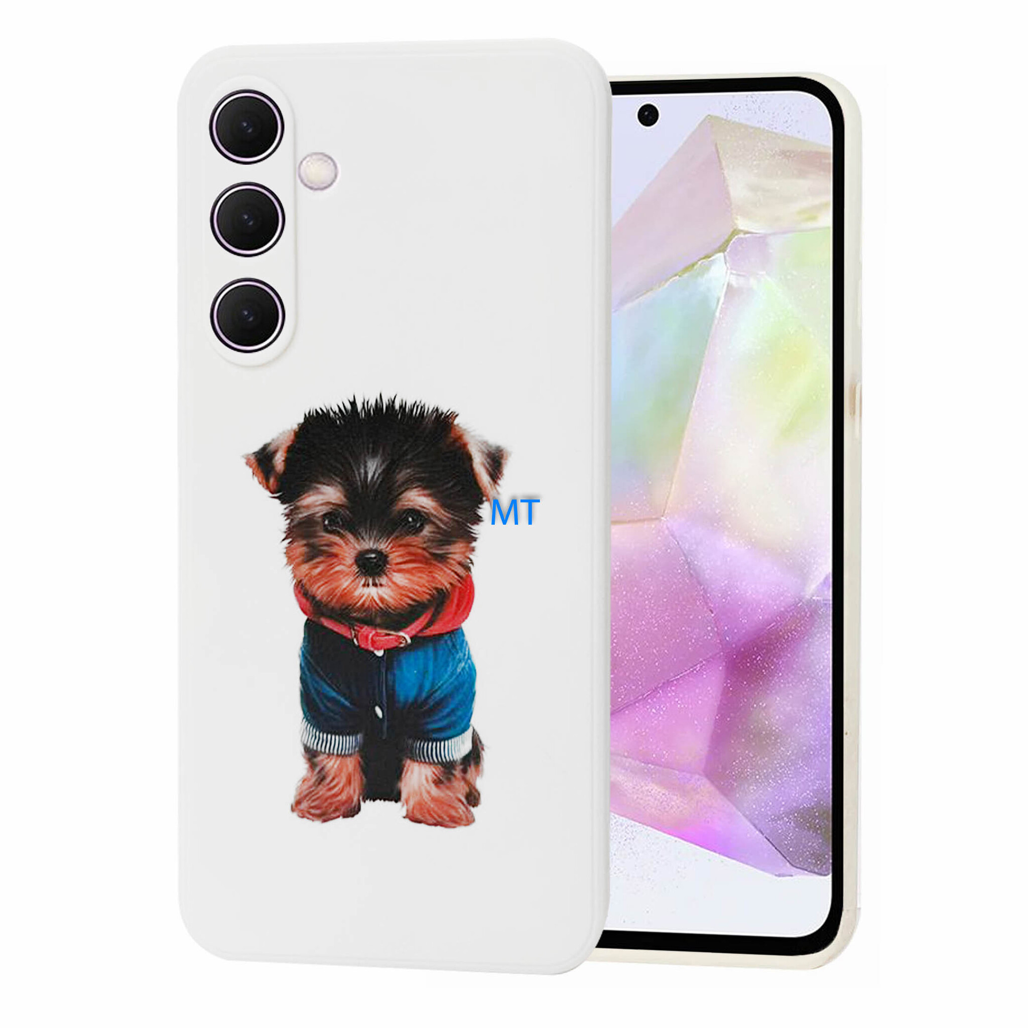 GREEN ON TPU Print Yorkshare Puppy Galaxy A16, foto 3 van 3