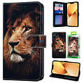 GREEN ON 3D Print Wallet Case Lion Galaxy A06