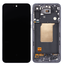 LCD Incell For Galaxy A55 Black With Frame Not Original White Box