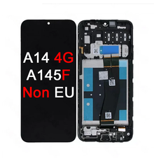 LCD Incell For Galaxy A14 4G A145F Black With Frame Not Original White Box NON EU