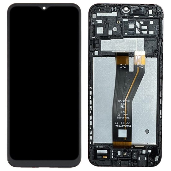 LCD Incell For Galaxy A14 5G A146B Black With Frame Not Original White Box NON EU