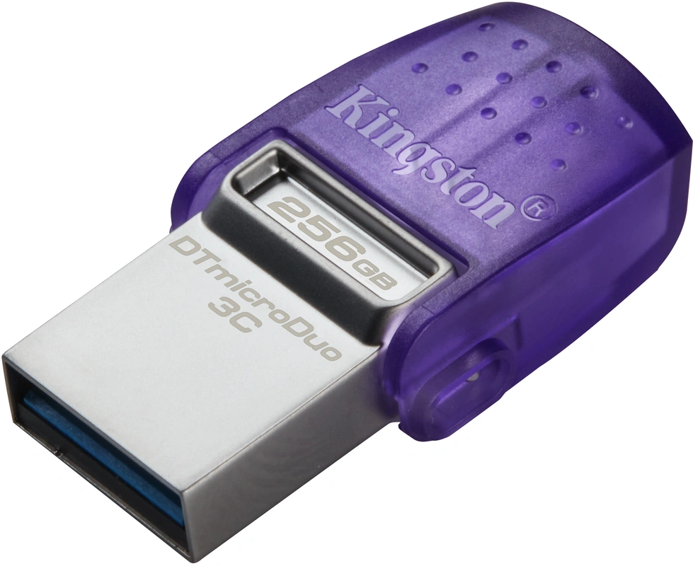 DataTraveler microDuo 3C 256GB USB3.2 200MB/s USB-A Type-C Kingston, foto 2 van 4