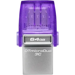 DataTraveler microDuo 3C 64GB USB3.2 200MB/s USB-A Type-C Kingston