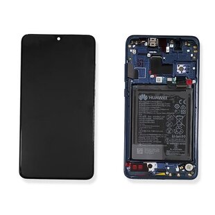 LCD With Frame Huawei Ascend Mate 20 Lite 02352GTT + Battery Blue Service PacK