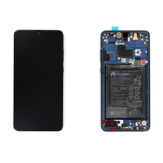 LCD With Frame Huawei Ascend Mate 20 Lite 02352GTT + Battery Blue Service PacK