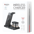 Yesido 5 in 1 Wireless Charging Stand For Samsung  Watch / Phone / HeadsetDS23