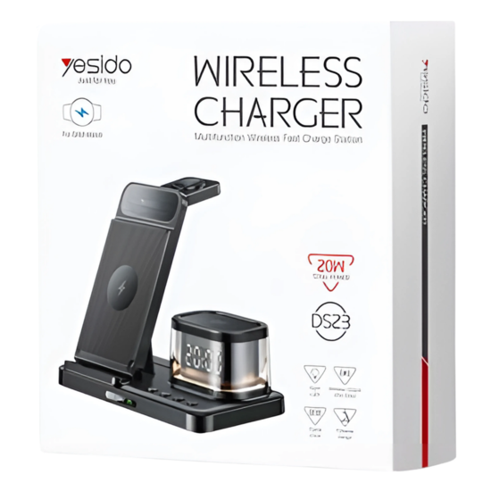 Yesido 5 in 1 Wireless Charging Stand For Samsung  Watch / Phone / HeadsetDS23