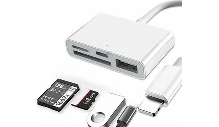 Lector de tarjetas/concentrador USB