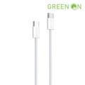GREEN ON Braided Wire USB-C to USB-C Cable 60W 2M GR71
