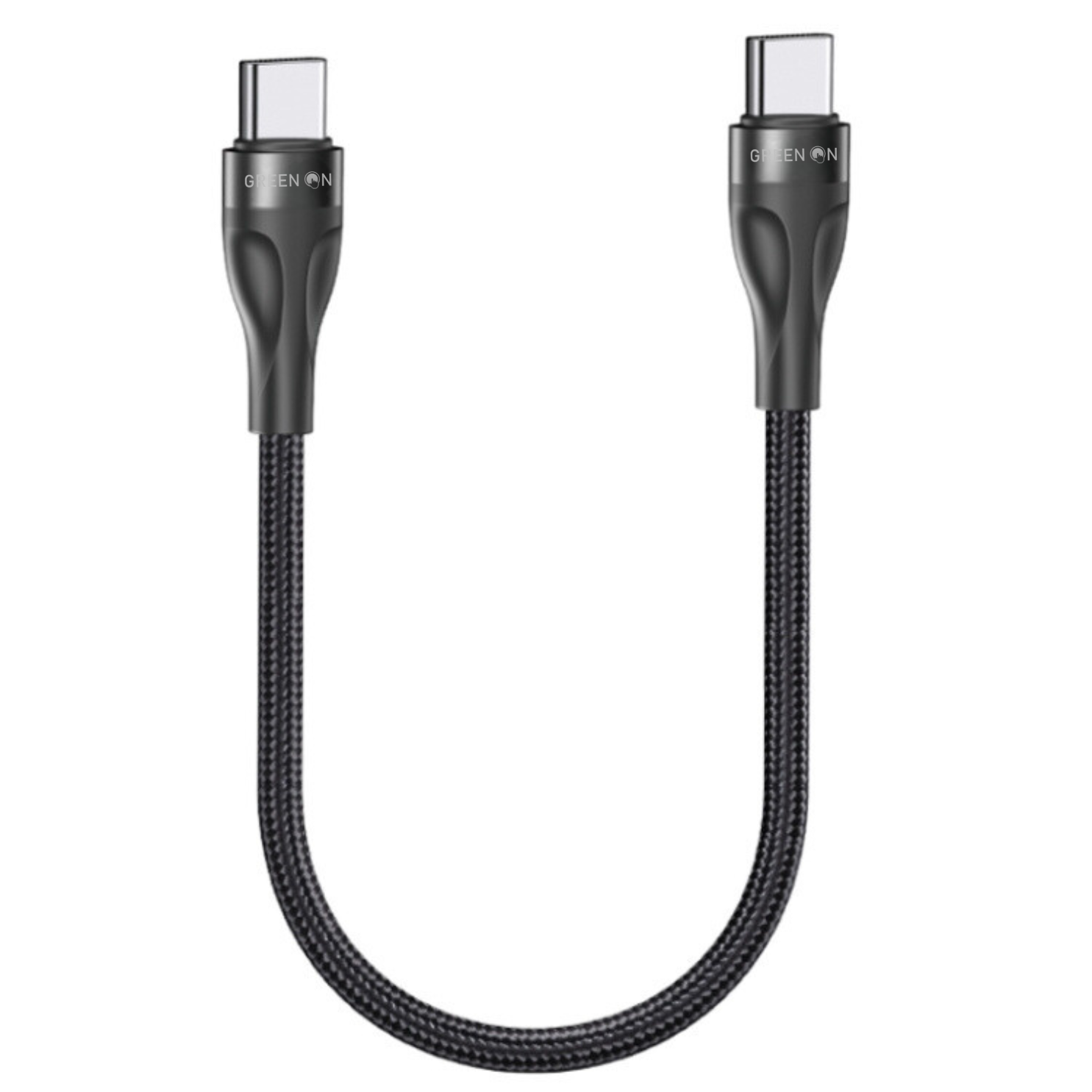 GREEN ON USB-C To USB -C Data Cable Nylon 45W 30cm GR69, foto 5 van 5