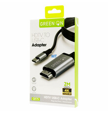 GREEN ON HDTV To USB-C Adapter 4K 2M GR75