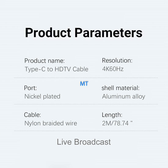 GREEN ON HDTV To USB-C Adapter 4K 2M GR75