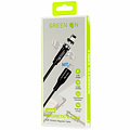 GREEN ON Rotation Magnetic Cable USB C  to Lightning 2,4A 1M GR49