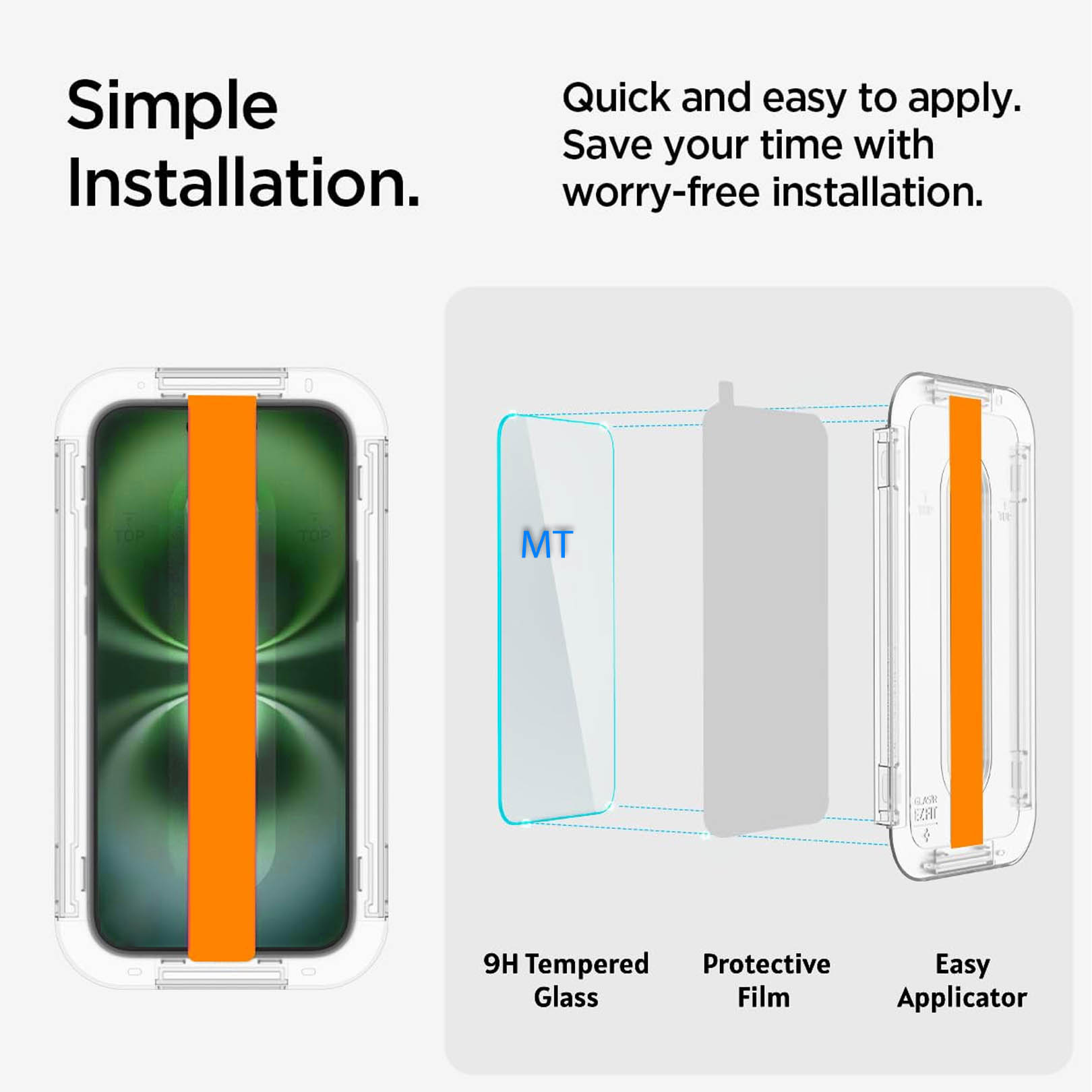 Glass 3D Premium with instalation Frame For IPhone 15 Pro, foto 3 van 5