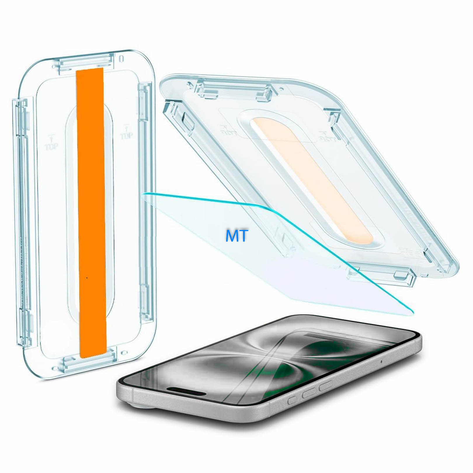 Glass 3D Premium with instalation Frame For IPhone 15 Plus