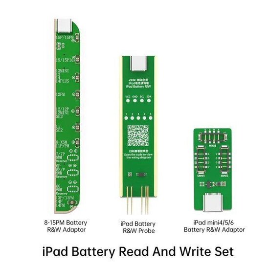 JC For IPad Battery Read and Write Adaptor Set