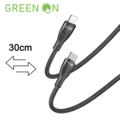 GREEN ON Type-C To Lightning Data Cable Fast Charge 2.4A 30cm GR70