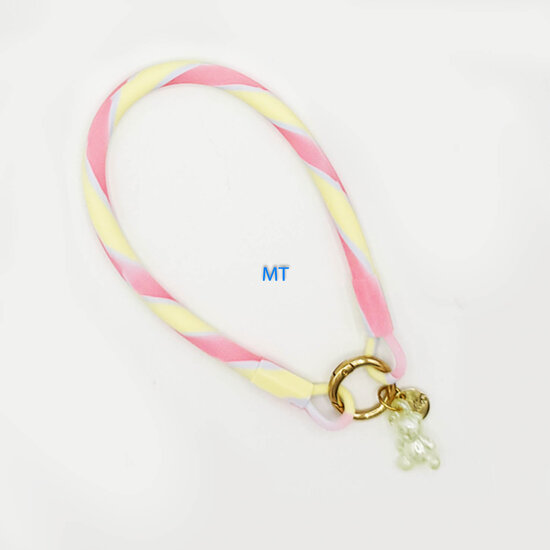 Smooth silicone hanging ring with pendant