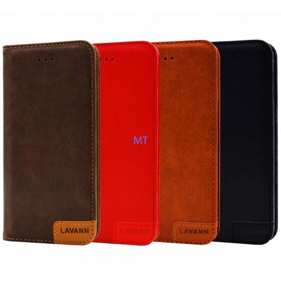 Lavann Leather Bookcase For I-Phone X / XS