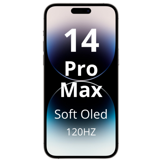 LCD Soft Oled For IPhone 14 Pro Max White Box 120HZ