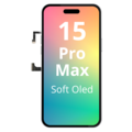 LCD For IPhone 15 Pro Max Soft Oled  120HZ White Box