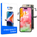 LCD For IPhone 15 Pro Soft Oled 120 HZ White Box (Replaceable IC)