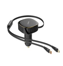 LDNIO 30W Wired Type-C OR Lightning Ultra Fast Car Charger C107